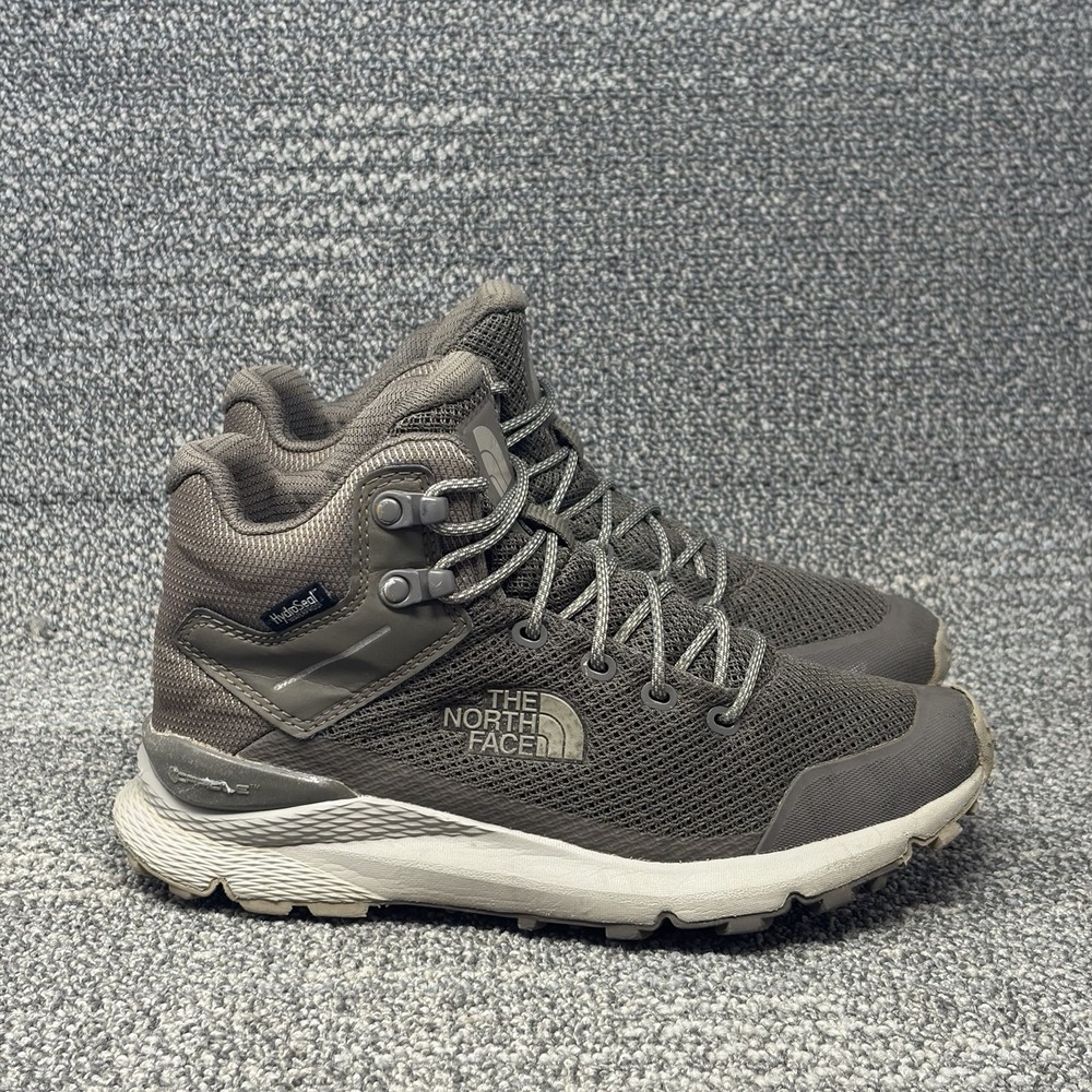 The North Face Vals Mid WP Women's Size 6.5 Gray Waterproof Hiking Boots